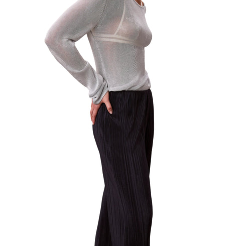 Calvin Klein Pantaloni Pantalone Donna plisse pull on S - Francavilla Moda